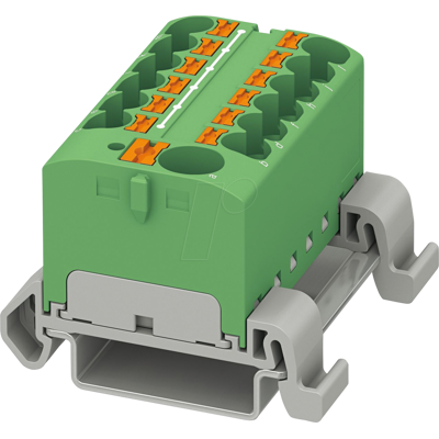 Phoenix Contact PTFIX 10/12X4-NS35A Grüner Verteilerblock Phoenix Contact PTFIX 10/12X4-NS35A Grüner Verteilerblock