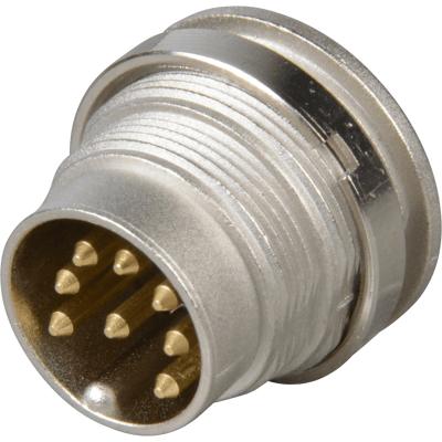 Lumberg LUM SGV 80 - Einbaustecker, Rückseitenmon., IP40, 8-polig Lumberg LUM SGV 80 - Einbaustecker, Rückseitenmon., IP40, 8-polig