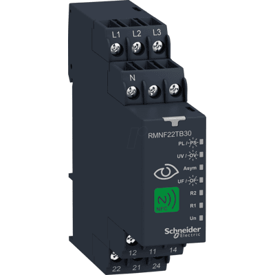 Schneider Electric Relais - Frequenz-, Phasen- und Spannungsüberwachung, Harmony Control, DPDT, 3-phasig Schneider Electric Relais - Frequenz-, Phasen- und Spannungsüberwachung, Harmony Control, DPDT, 3-phasig