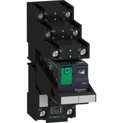 Schneider Electric Miniaturrelais 24V DPDT - Relais Schneider Electric Miniaturrelais 24V DPDT - Relais