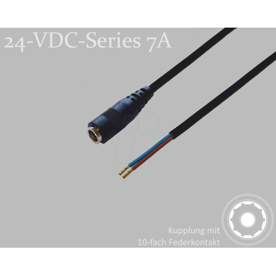 BKL Electronic 075912 DC-Stecker - 2,1 mm, 1,5 m, Schwarz BKL Electronic 075912 DC-Stecker - 2,1 mm, 1,5 m, Schwarz