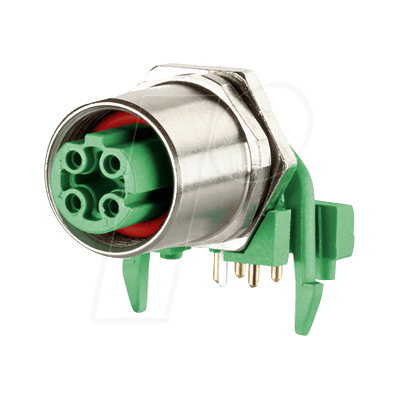 Metz Connect MMT471A115-0001 - Leiterplattenbuchse, 4-polig, IP67, 90° abgewinkelt Metz Connect MMT471A115-0001 - Leiterplattenbuchse, 4-polig, IP67, 90° abgewinkelt
