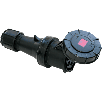 PCE Power Twist 235-6xs CEE Kupplung - 63A, 5P, schwarz PCE Power Twist 235-6xs CEE Kupplung - 63A, 5P, schwarz