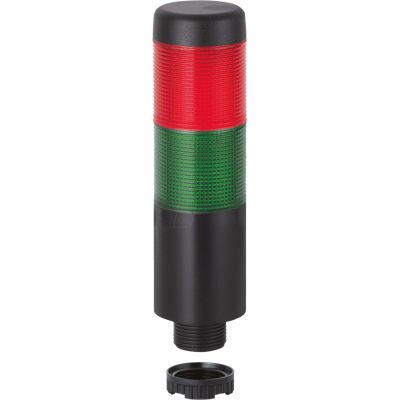 Werma Kompakt Signalsäule 37, LED, 2 Elemente, Rot/Grün, 24 V AC/DC - Signalstapel Werma Kompakt Signalsäule 37, LED, 2 Elemente, Rot/Grün, 24 V AC/DC - Signalstapel
