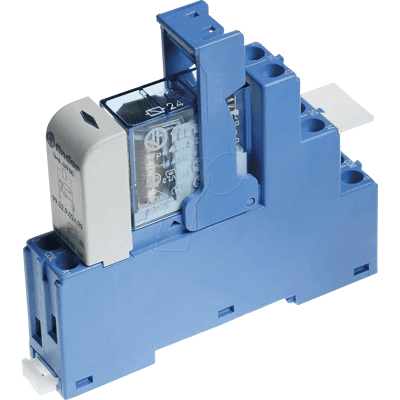 Finder 48.52.9.012.0050 Relais - DIN-Schiene, 2 Wechsler, 8A, 12V DC Finder 48.52.9.012.0050 Relais - DIN-Schiene, 2 Wechsler, 8A, 12V DC