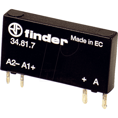 Finder Solid State Relais - 2A, 240V, PCB-Montage - SPST Finder Solid State Relais - 2A, 240V, PCB-Montage - SPST