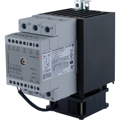 CARLO GAVAZZI RGC3A60D65GGEDFM - Halbleiterrelais RGC3 mit Lüfter, 3-pol, 65 A, 90 - 660 V AC CARLO GAVAZZI RGC3A60D65GGEDFM - Halbleiterrelais RGC3 mit Lüfter, 3-pol, 65 A, 90 - 660 V AC
