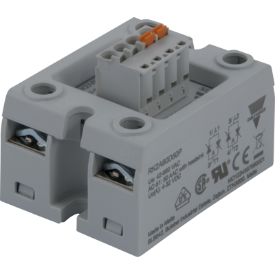 CARLO GAVAZZI RK2A60D50P - Halbleiterrelais RK, duale Steuerung , 2-pol, 50A, 42 - 660 V AC CARLO GAVAZZI RK2A60D50P - Halbleiterrelais RK, duale Steuerung , 2-pol, 50A, 42 - 660 V AC
