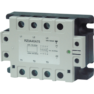 CARLO GAVAZZI RZ3A60A55 - Halbleiterrelais RZ Drehstrom, 3-pol, 55 A, 42 - 660 V AC CARLO GAVAZZI RZ3A60A55 - Halbleiterrelais RZ Drehstrom, 3-pol, 55 A, 42 - 660 V AC