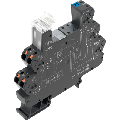 Weidmüller TRP 24VDC 2CO - Relaiskoppler - 2 inverseurs - 10 Stück Weidmüller TRP 24VDC 2CO - Relaiskoppler - 2 inverseurs - 10 Stück
