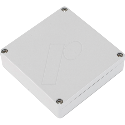 HAMMOND MANUFACTURING 1551WXGY - wasserdichtes Miniatur-Gehäuse, 80 x 80 x 22 mm, grau HAMMOND MANUFACTURING 1551WXGY - wasserdichtes Miniatur-Gehäuse, 80 x 80 x 22 mm, grau