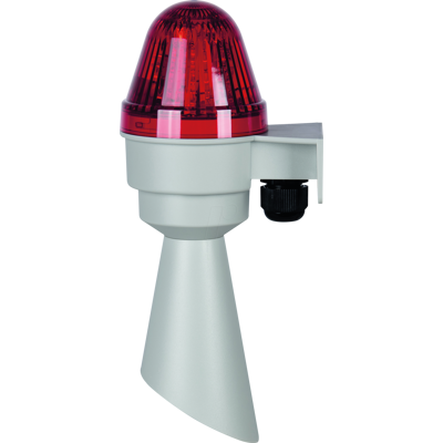 COMPRO - COBLHP582GT24RL - grau - rotes Linse - Lautsprecher COMPRO - COBLHP582GT24RL - grau - rotes Linse - Lautsprecher