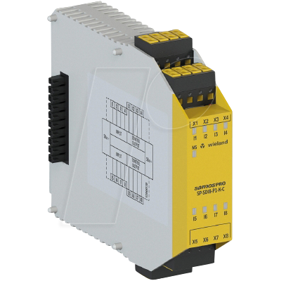 WIELAND SP-SDI8-P1-K-C - samosPRO, IN-Modul mit 8 Eingängen, SIL 3 WIELAND SP-SDI8-P1-K-C - samosPRO, IN-Modul mit 8 Eingängen, SIL 3
