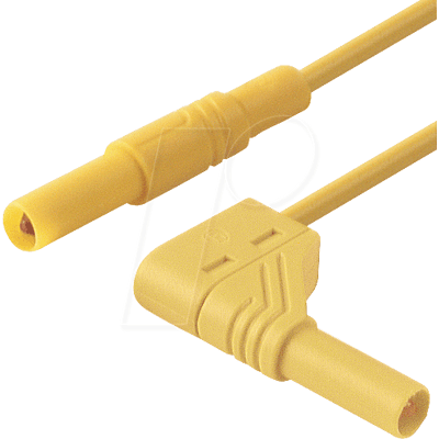 HIRSCHMANN TEST & MEASUREMENT MLS WG 100 25 GE - Messleitung, 2,5 mm², 1,0 m, gelb, gesichert HIRSCHMANN TEST & MEASUREMENT MLS WG 100 25 GE - Messleitung, 2,5 mm², 1,0 m, gelb, gesichert
