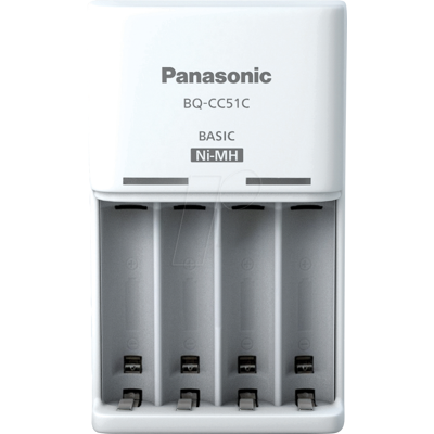 Panasonic ENELOOP BQ-CC51C - Steckerladegerät, NiMh, weiß Panasonic ENELOOP BQ-CC51C - Steckerladegerät, NiMh, weiß