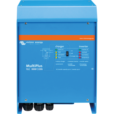 Victron Energy MultiPlus 12/3000/120-50 Wechselrichter - Reine Sinuswelle 2400W 12V Victron Energy MultiPlus 12/3000/120-50 Wechselrichter - Reine Sinuswelle 2400W 12V