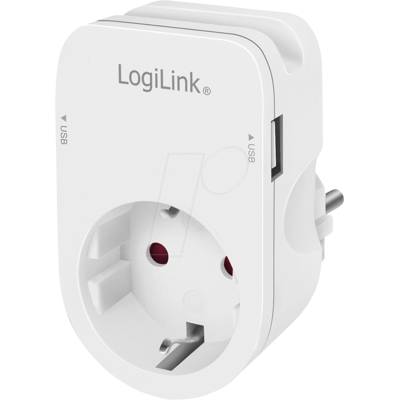 LOGILINK PA0247 - Steckdosenadapter mit Ablegehalterung, 2x USB-A LOGILINK PA0247 - Steckdosenadapter mit Ablegehalterung, 2x USB-A