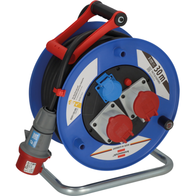 Brennenstuhl BRE 1238010 - Kabeltrommel Garant CEE, Baustelle, Industrie, IP44, 30 m Kabel Brennenstuhl BRE 1238010 - Kabeltrommel Garant CEE, Baustelle, Industrie, IP44, 30 m Kabel
