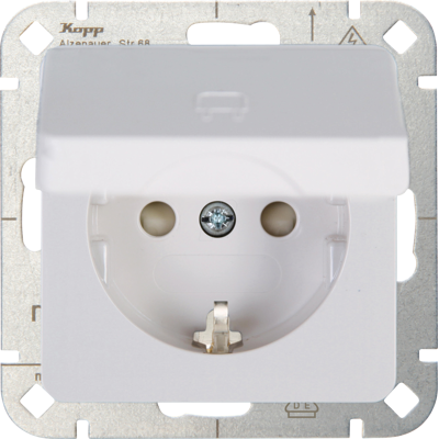 Kopp HK02 - Steckdose - Standarddesign, Geeignet für verschiedene Konfigurationen, Tiefe Installation Kopp HK02 - Steckdose - Standarddesign, Geeignet für verschiedene Konfigurationen, Tiefe Installation