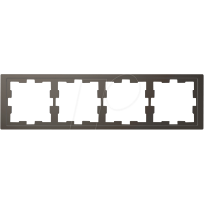 Merten Rahmen 4-fach - Anthrazit - Wandschutz Merten Rahmen 4-fach - Anthrazit - Wandschutz