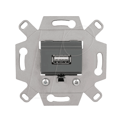 Merten MEG4581-0000 USB-Steckdose - Einzel, Grau, Unterputz Merten MEG4581-0000 USB-Steckdose - Einzel, Grau, Unterputz