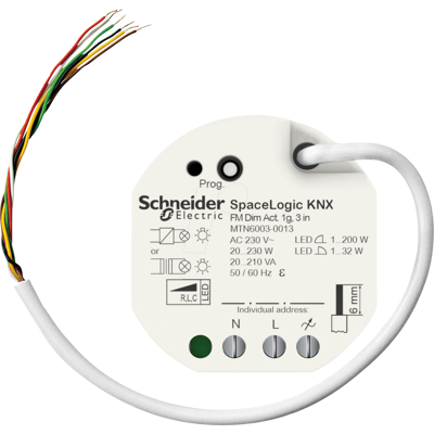 Schneider Electric MTN6003-0013 SpaceLogic KNX Dimmaktor - Universell - Szene- Sicher Schneider Electric MTN6003-0013 SpaceLogic KNX Dimmaktor - Universell - Szene- Sicher