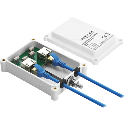 DELOCK 62063 - Netzwerk Überspannungsschutz RJ45, Outdoor, IP65 DELOCK 62063 - Netzwerk Überspannungsschutz RJ45, Outdoor, IP65