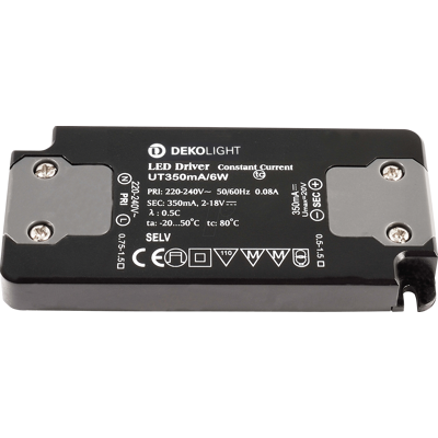 Deko-Light LED Treiber - 6W, 2-18V/DC, 350mA - Innenbereich Deko-Light LED Treiber - 6W, 2-18V/DC, 350mA - Innenbereich