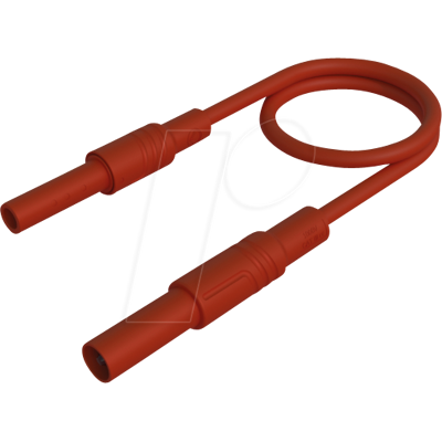 HIRSCHMANN TEST & MEASUREMENT MAL SGG-B 100 RT - Messleitung, 2,5 mm², 1,00 m, rot, gesichert HIRSCHMANN TEST & MEASUREMENT MAL SGG-B 100 RT - Messleitung, 2,5 mm², 1,00 m, rot, gesichert