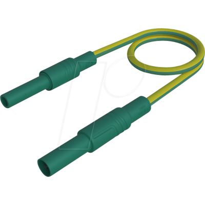 HIRSCHMANN TEST & MEASUREMENT MAL SGG-B 200 GG - Messleitung, 2,5 mm², 2,00 m, gelb/grün, gesichert HIRSCHMANN TEST & MEASUREMENT MAL SGG-B 200 GG - Messleitung, 2,5 mm², 2,00 m, gelb/grün, gesichert