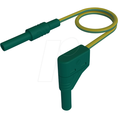 HIRSCHMANN TEST & MEASUREMENT MAL SWG-B 100 GG - Messleitung, 2,5 mm², 1,00 m, gelb/grün, gesichert HIRSCHMANN TEST & MEASUREMENT MAL SWG-B 100 GG - Messleitung, 2,5 mm², 1,00 m, gelb/grün, gesichert