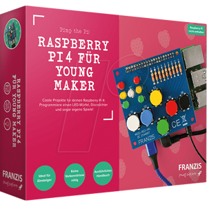 FRANZIS-VERLAG IS 9-631-67126-4 - Young Maker KIT - für Raspberry Pi 4/''Pimp the Pi''