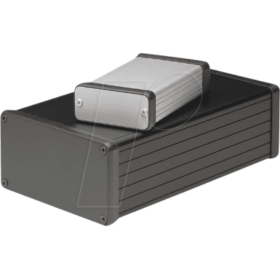 Hammond 1455T2201BK Aluminiumgehäuse - Leiterplattengehäuse Hammond 1455T2201BK Aluminiumgehäuse - Leiterplattengehäuse