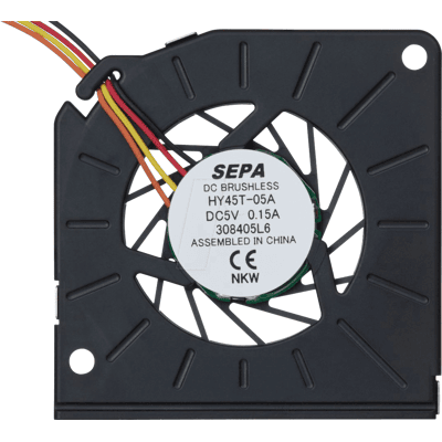 SEPA HY45T05A - Radial-Lüfter, 45x45x5mm, 5V, 27dB, 5200U/min, Gleitlager SEPA HY45T05A - Radial-Lüfter, 45x45x5mm, 5V, 27dB, 5200U/min, Gleitlager
