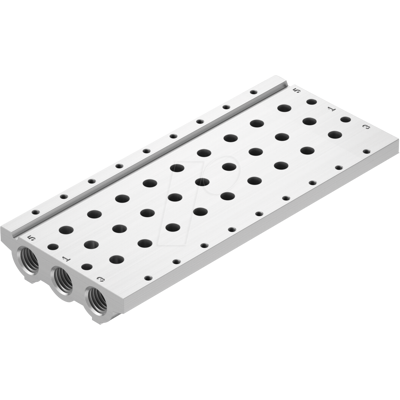 FESTO 566625 - Anschlussleiste, G1/4-9, 16 mm, 16 Plätze FESTO 566625 - Anschlussleiste, G1/4-9, 16 mm, 16 Plätze