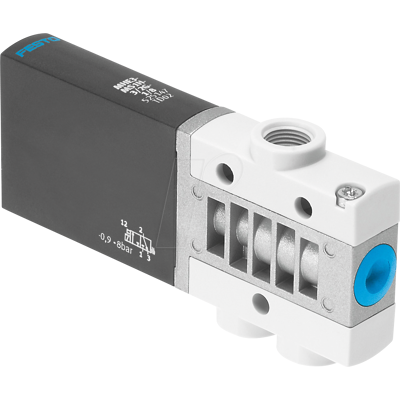 FESTO 525146 - Magnetventil, Sitzventil, für Druckluft, 24 VDC, 200 l/min, G1/8 FESTO 525146 - Magnetventil, Sitzventil, für Druckluft, 24 VDC, 200 l/min, G1/8