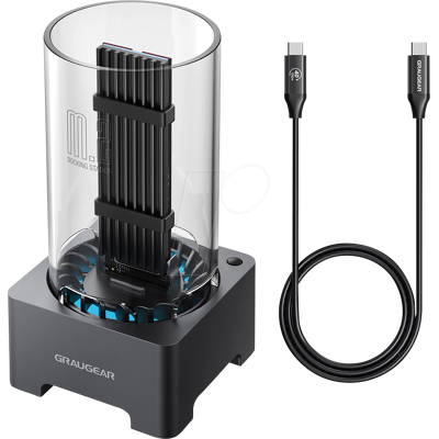 GRAUGEAR GG 18111 - Dockingstation, M.2 NVMe, USB 4.0 GRAUGEAR GG 18111 - Dockingstation, M.2 NVMe, USB 4.0