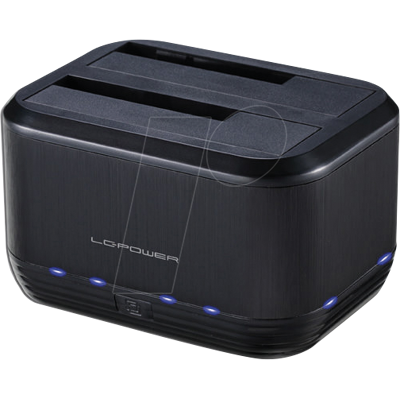 LC POWER LC-DOCK-U3-III - Dockingstation 2x 2,5"/3,5" SATA, USB 3.0 LC POWER LC-DOCK-U3-III - Dockingstation 2x 2,5"/3,5" SATA, USB 3.0