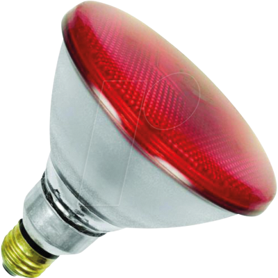 Schiefer Lighting Schi 393810002 - Infrarot E27 PAR38 100W Rot Schiefer Lighting Schi 393810002 - Infrarot E27 PAR38 100W Rot