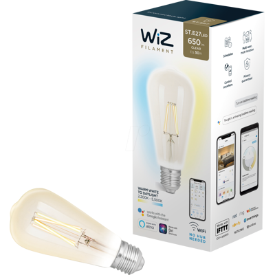 WiZ WZ31016471-C Dimmable 12W Klarglasbirne - Glühbirne WiZ WZ31016471-C Dimmable 12W Klarglasbirne - Glühbirne