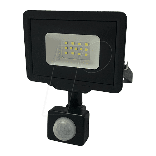 OPTONICA OPT 5942 - LED-Flutlicht, 10 W, 4500 K, IP65, Sensor