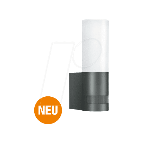 STEINEL 0069353 - Wandleuchte, rund, schwarz, E27