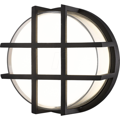 Heitronic HEIT VO-501328 - Wandleuchte CIRCULA, 10 W, 690 lm, 3000K, IP65 Heitronic HEIT VO-501328 - Wandleuchte CIRCULA, 10 W, 690 lm, 3000K, IP65