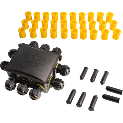 DEKO-LIGHT DEKO 930574 - Outdoor 10-fach-Verteiler, für 2-10 Kabel 4-14mm, 0.5-4mm² DEKO-LIGHT DEKO 930574 - Outdoor 10-fach-Verteiler, für 2-10 Kabel 4-14mm, 0.5-4mm²