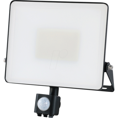 Müller Licht MLI 21600065 - LED-Flutlicht Miami Sensor, 50 W, 8000 lm, 4000 K, schwarz, IP44 Müller Licht MLI 21600065 - LED-Flutlicht Miami Sensor, 50 W, 8000 lm, 4000 K, schwarz, IP44