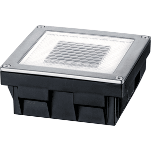 Paulmann PLM 93774 - LED-Solarleuchte, Bodeneinbauleuchte, silber, IP67