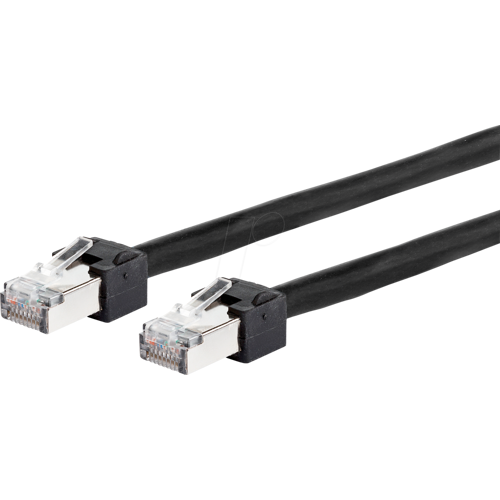 Metz Connect BTR 13084U5000-E - Patchkabel RJ45 Cat.6 S/FTP 5 m schwarz