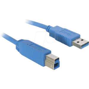 DELOCK 82581 - USB 5 Gb/s Kabel, A Stecker auf B Stecker, 3 m DELOCK 82581 - USB 5 Gb/s Kabel, A Stecker auf B Stecker, 3 m