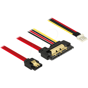 DELOCK 85232 - SATA 6 Gb/s Buchse + Floppy 4 Pin > SATA DELOCK 85232 - SATA 6 Gb/s Buchse + Floppy 4 Pin > SATA