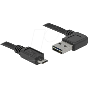 DELOCK 83384 - USB 2.0 Kabel A Stecker gewinkelt Links/Rechts > Micro-B Stecker DELOCK 83384 - USB 2.0 Kabel A Stecker gewinkelt Links/Rechts > Micro-B Stecker